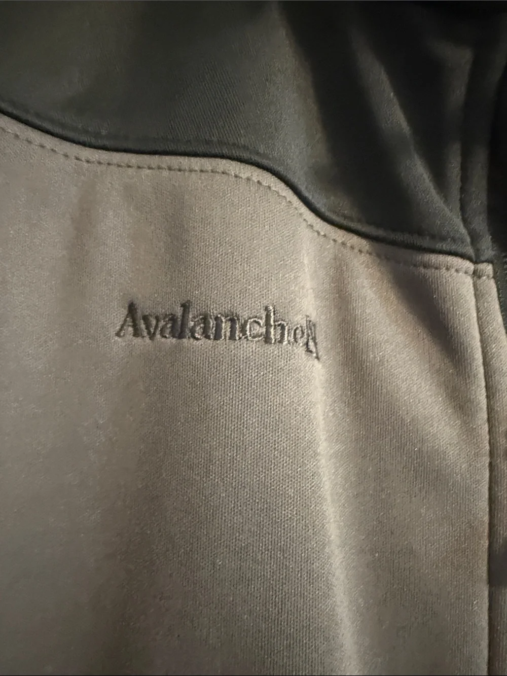 Avalanche Men's Gray and Black Performance Softshell Jacket